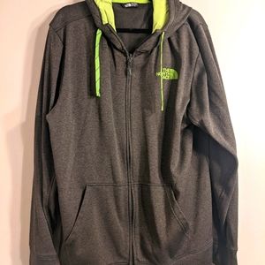 North Face fleece zipper hoodie